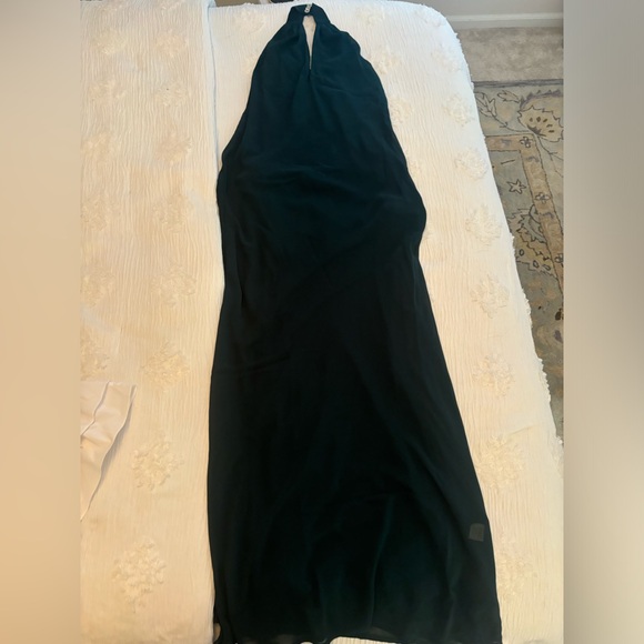 NWT ⭐️ SHOW ME YOUR MUMU JASMINE HALTER MIDI DRESS EMERALD SIZE L - Picture 8 of 8